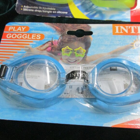 Intex Play Goggles & Aqua Sun Diver Goggles - NEW in PKG - LOT 4 - Picture 4 of 12